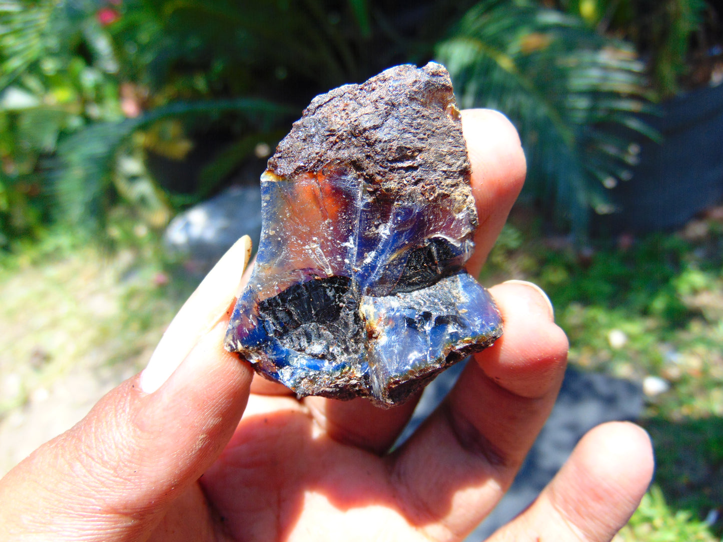 12 gram Rough Raw Indonesian Blue Amber for Healing AGRB47