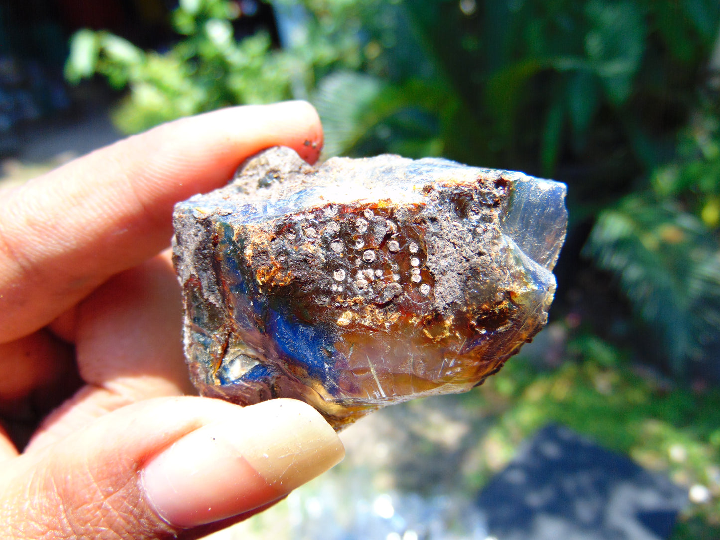 12 gram Rough Raw Indonesian Blue Amber for Healing AGRB47