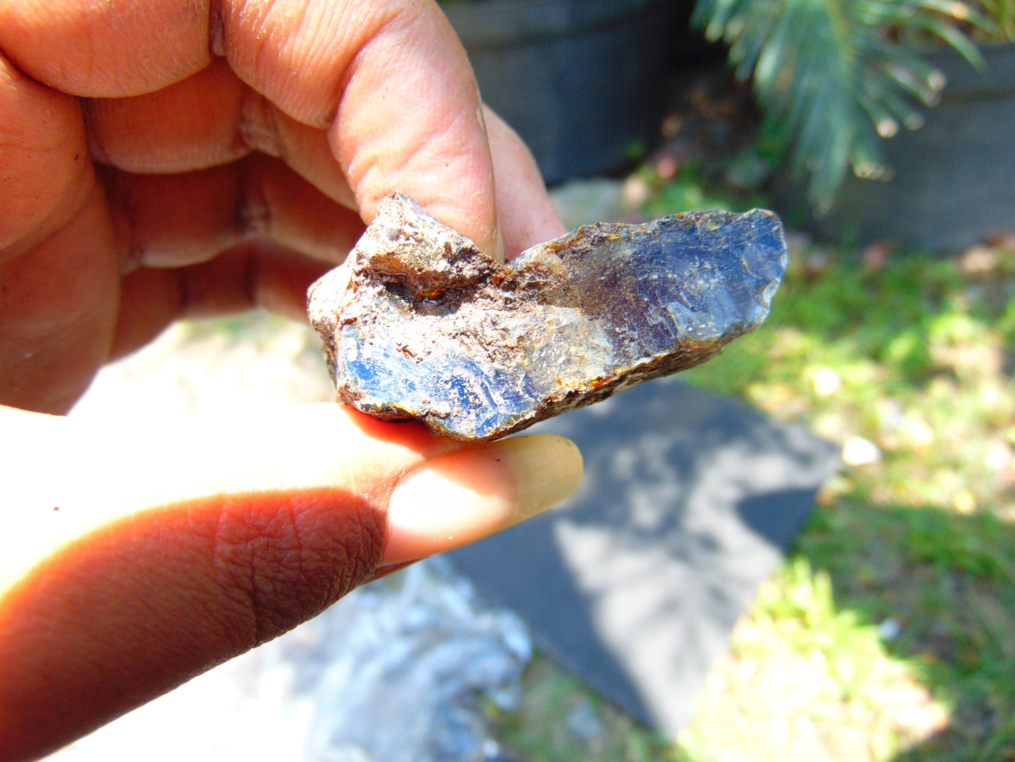 12 gram Rough Raw Indonesian Blue Amber for Healing AGRB47