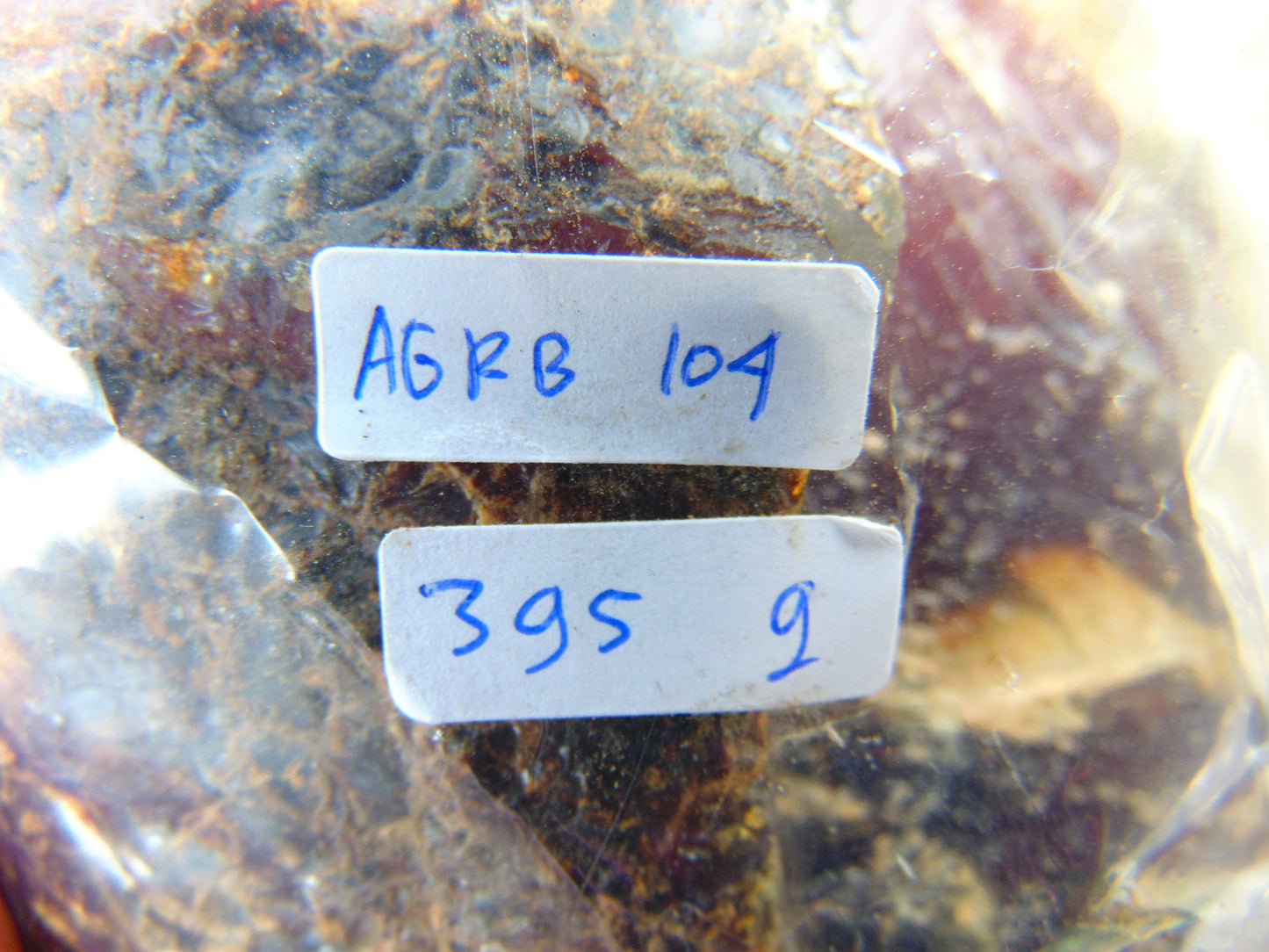 395 gram Rough Raw Indonesian Purple Blue Amber for Healing AGRB104