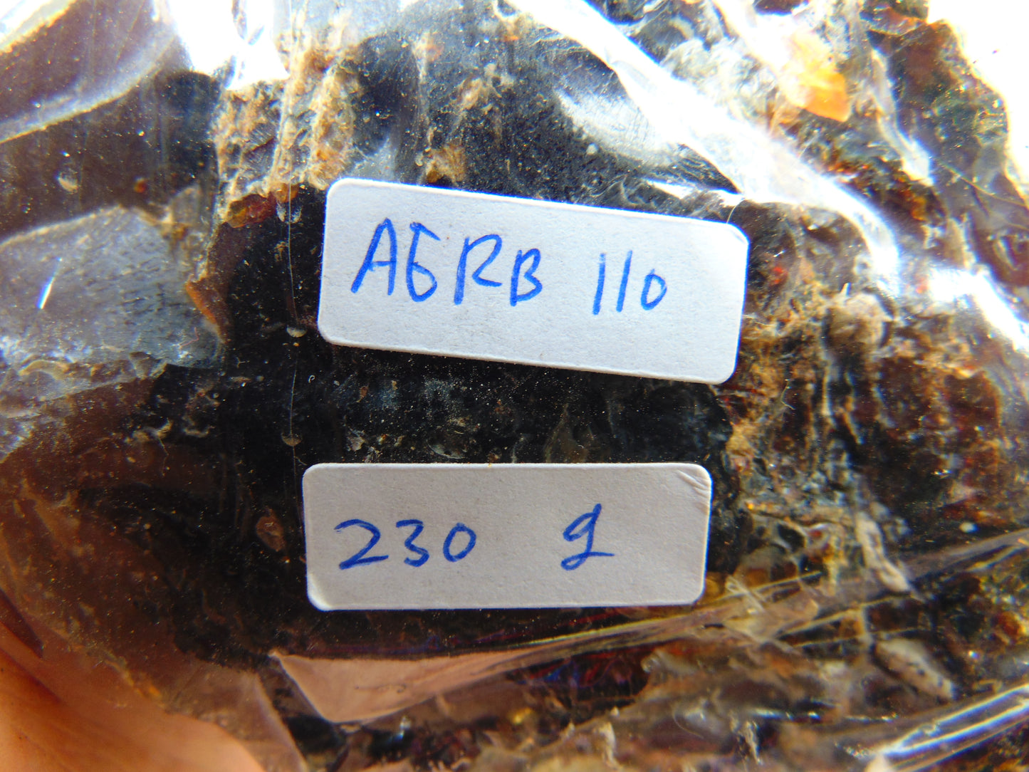 230 gram Rough Raw Indonesian Blue Amber for Healing AGRB110