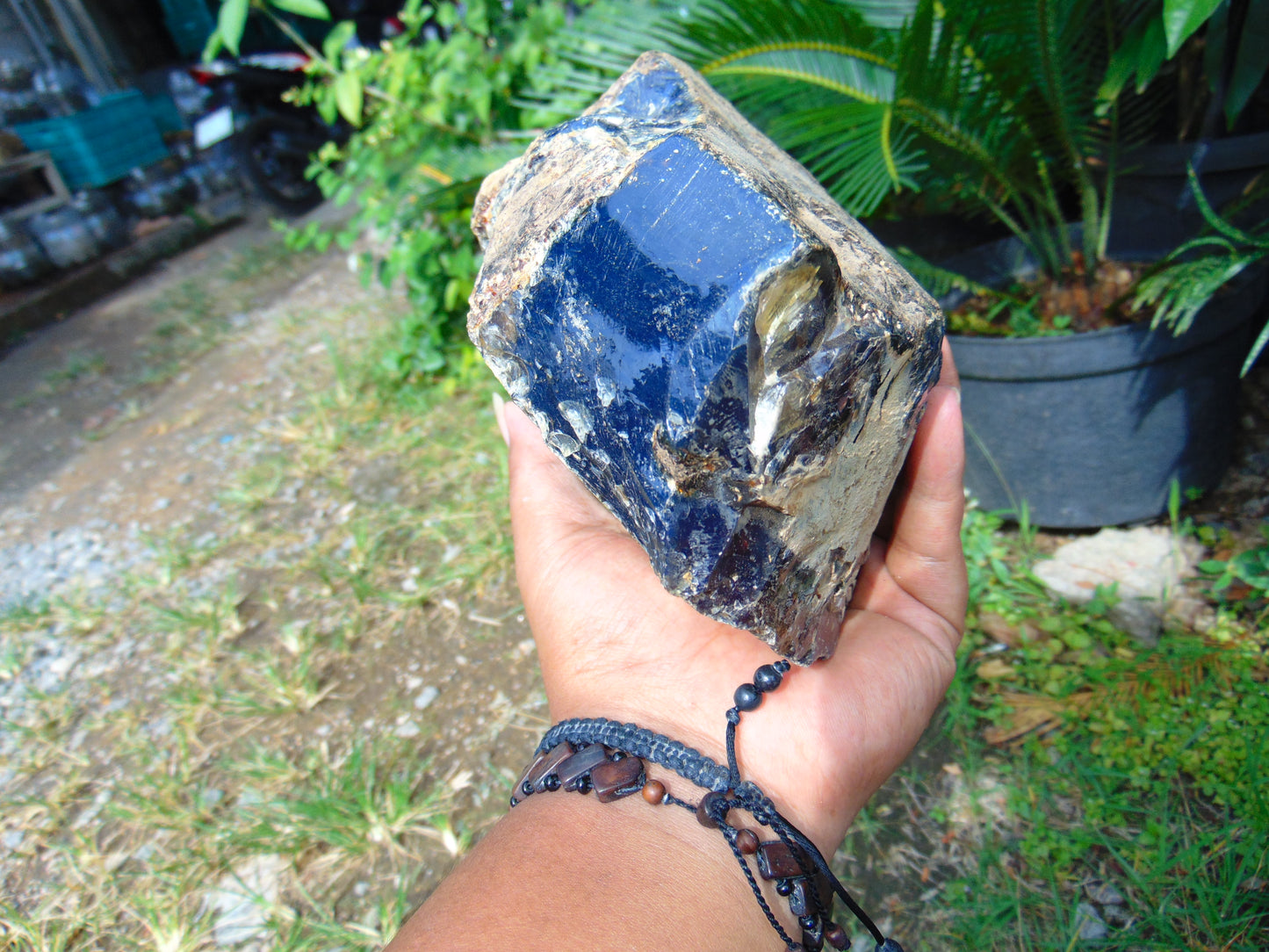 933 gram Rough Raw Indonesian Blue Amber for Healing RBM79
