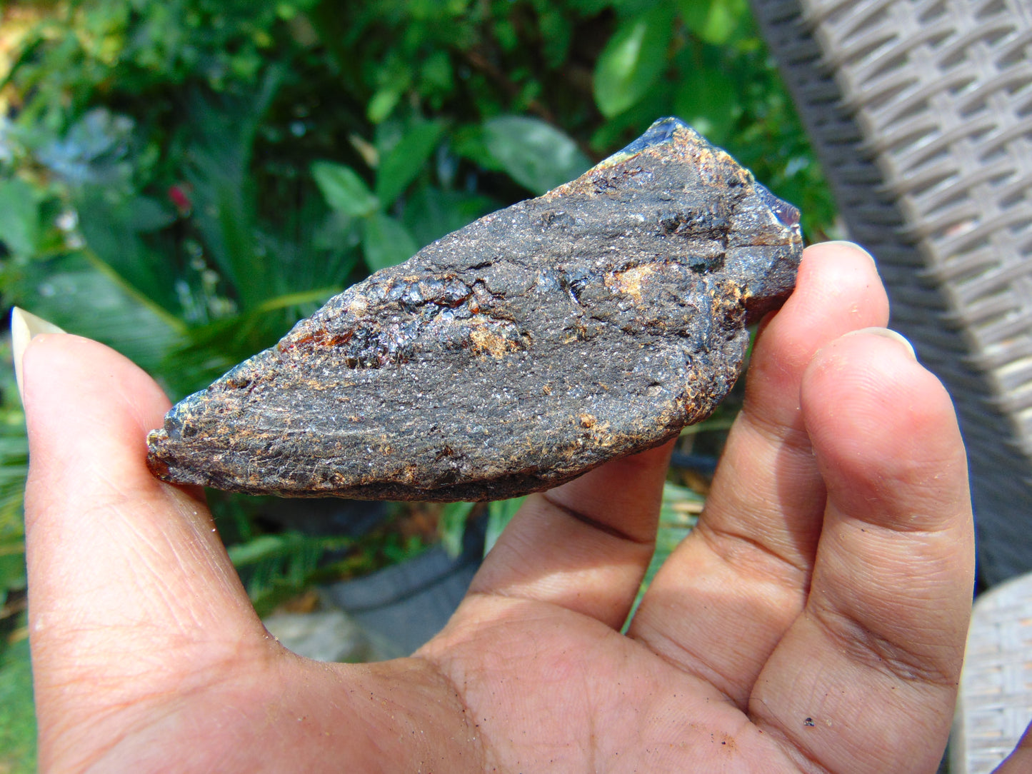 37 gram Rough Raw Indonesian Purple Blue Amber for Healing AGRB106