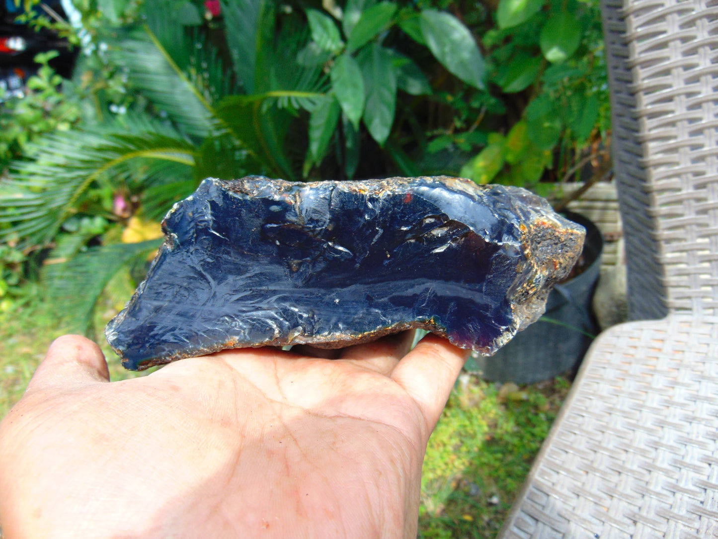 252 gram Rough Raw Indonesian Blue Amber for Healing AGRB159