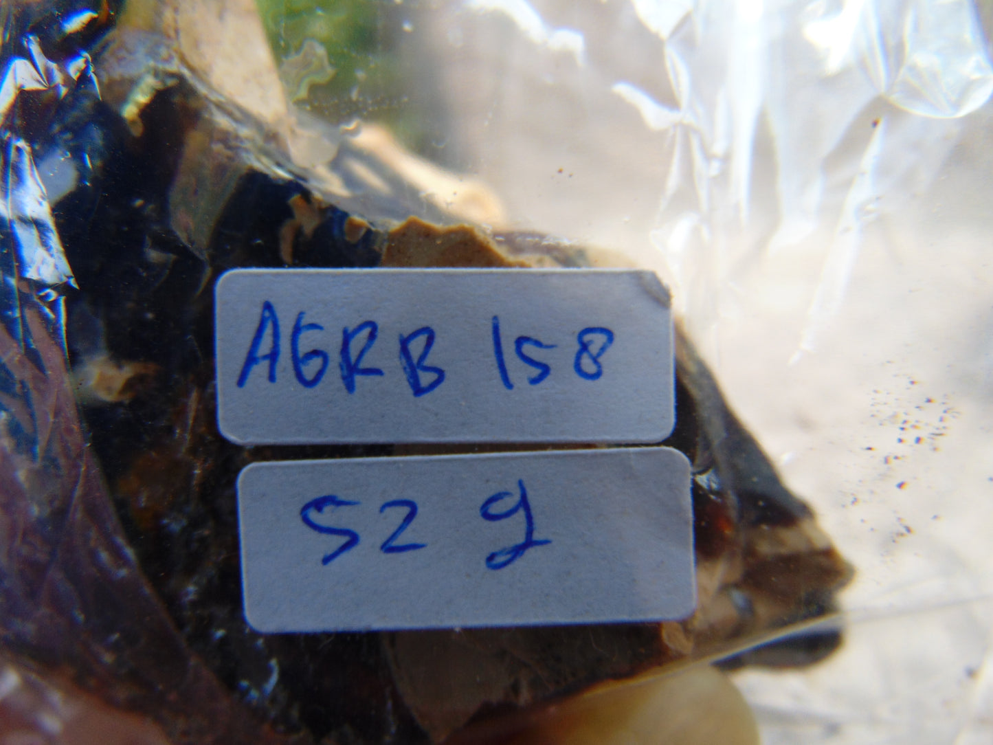 52 gram Rough Raw Indonesian Blue Amber for Healing AGRB158