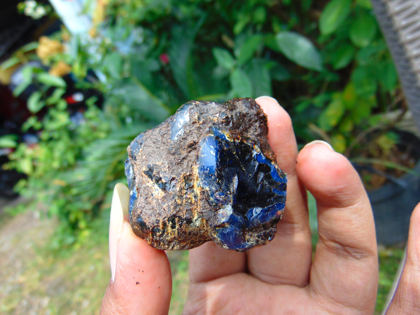 37 gram Rough Raw Indonesian Blue Amber for Healing AGRB125