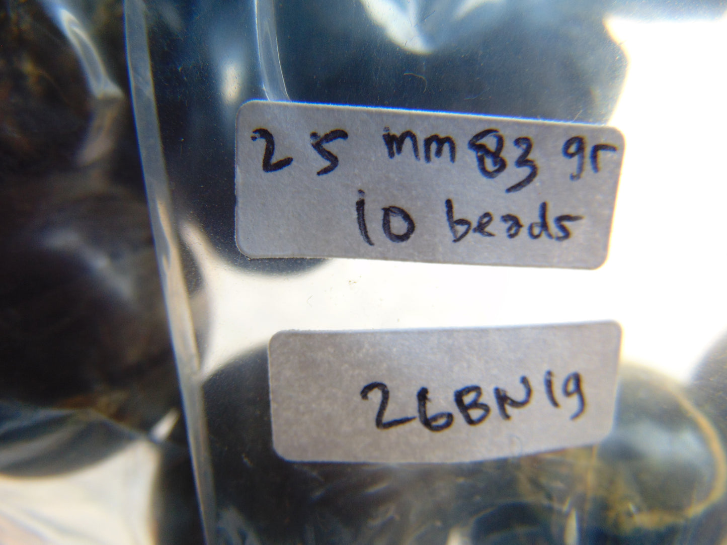 83 gr 10 Beads 25mm Bracelet Aromatic Amber Indonesia for Healing 26BN19