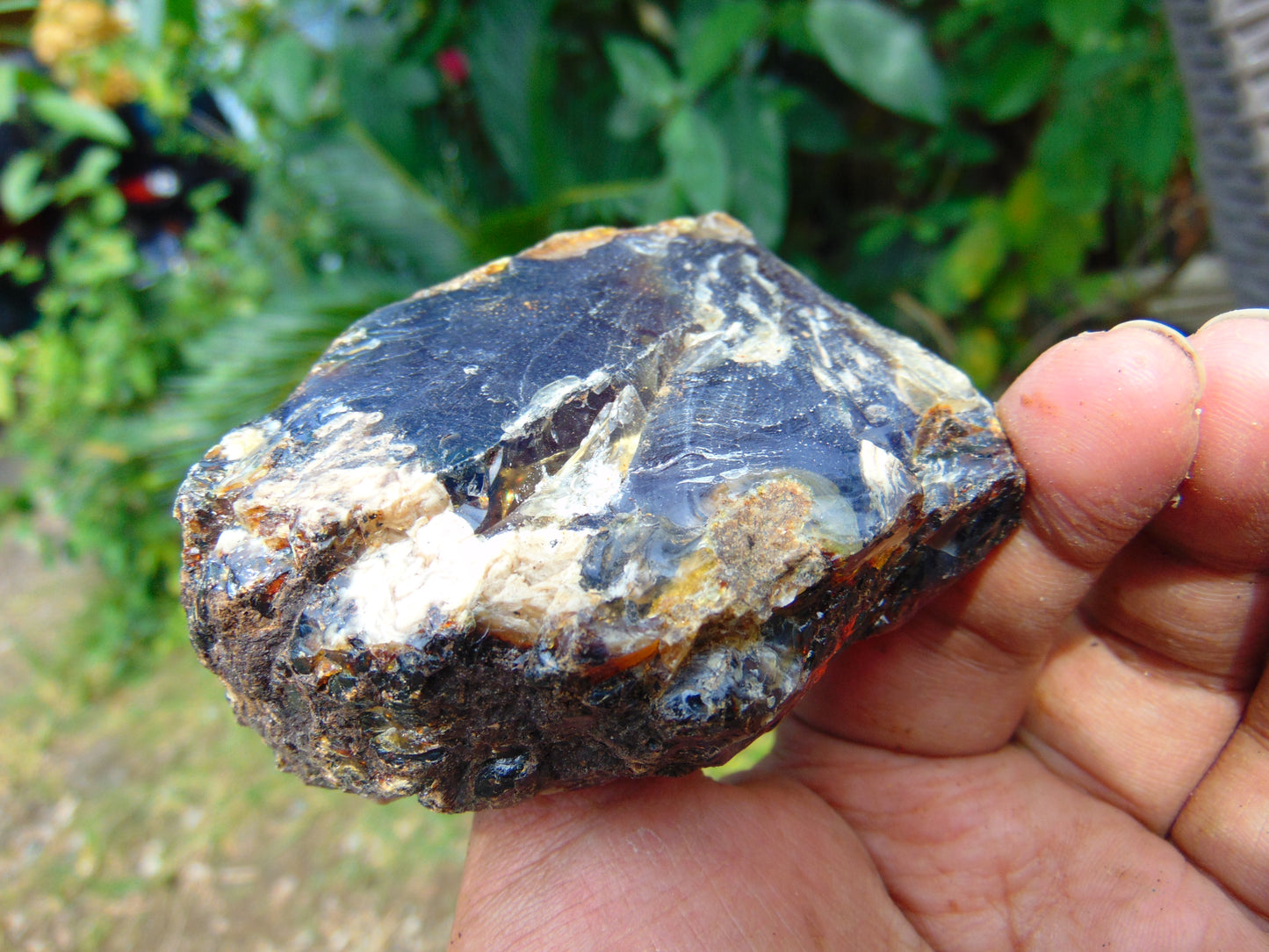 88 gram Rough Raw Indonesian Blue Amber for Healing AGRB129