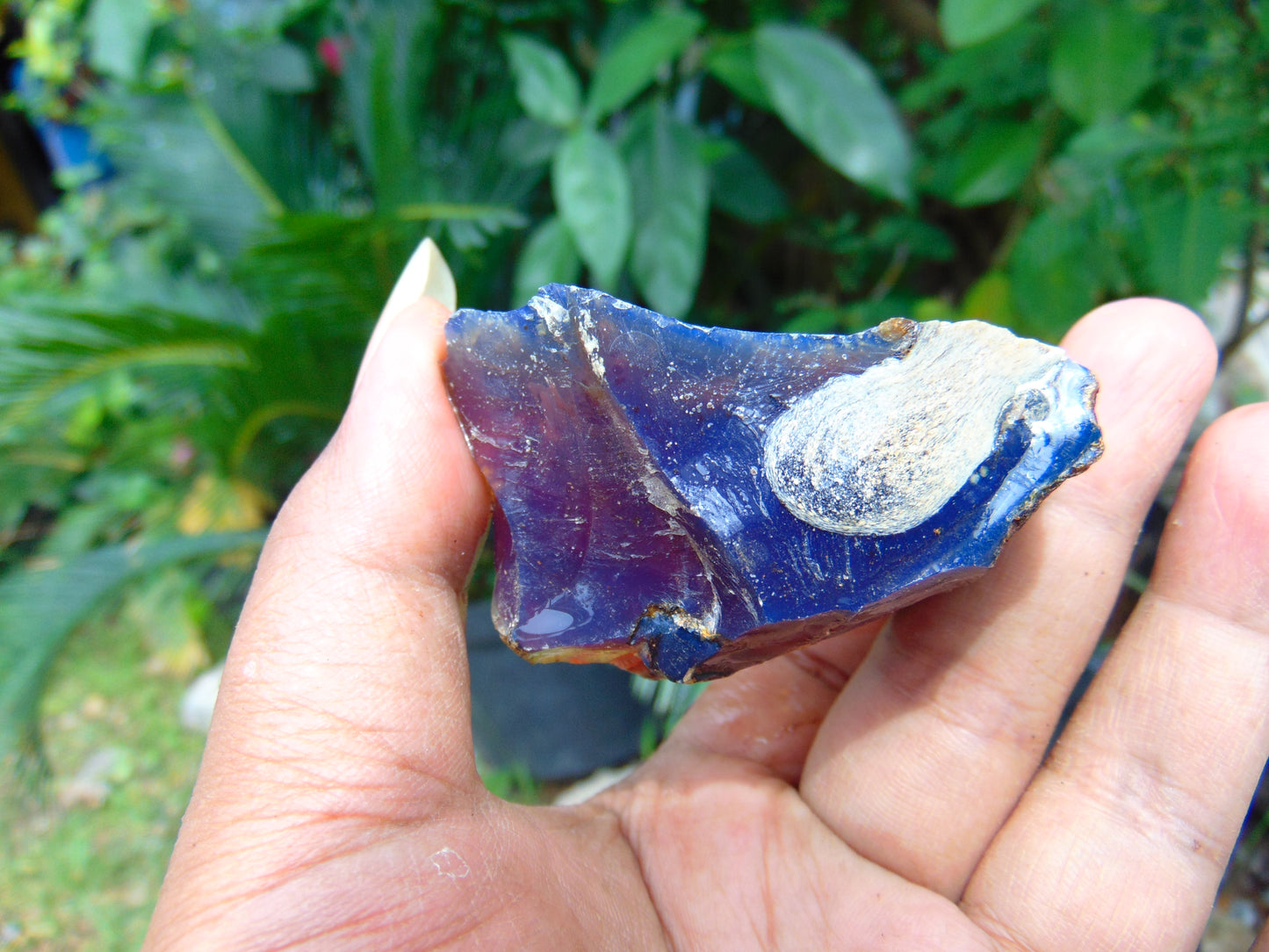 36 gram Rough Raw Indonesian Blue Amber for Healing AGRB121