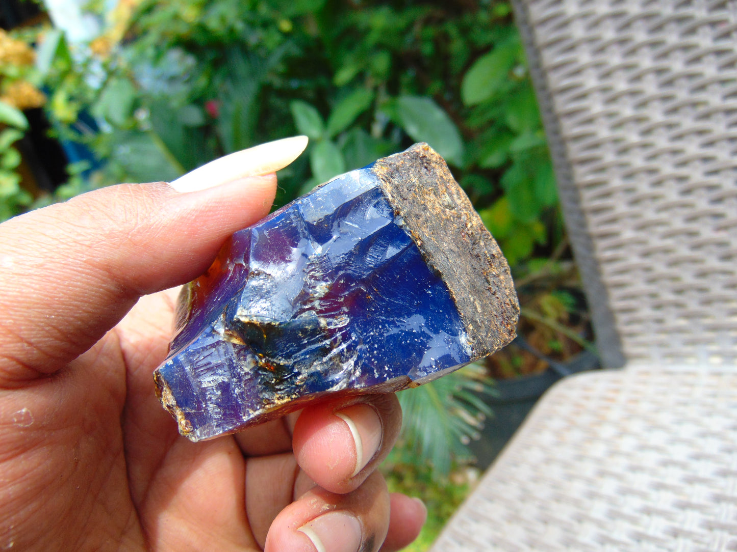 36 gram Rough Raw Indonesian Blue Amber for Healing AGRB121