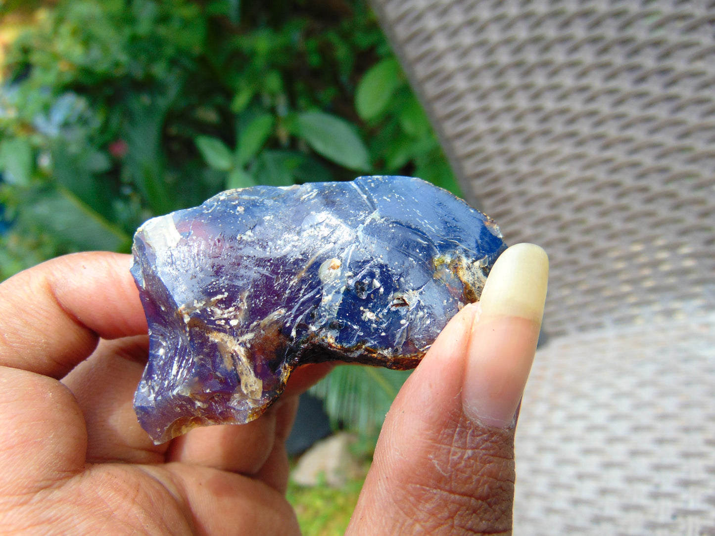 36 gram Rough Raw Indonesian Blue Amber for Healing AGRB121