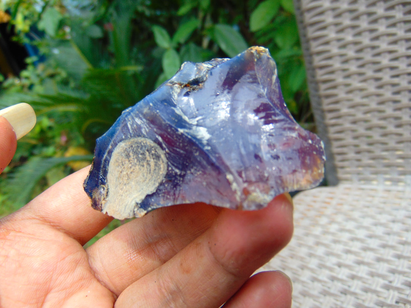 36 gram Rough Raw Indonesian Blue Amber for Healing AGRB121