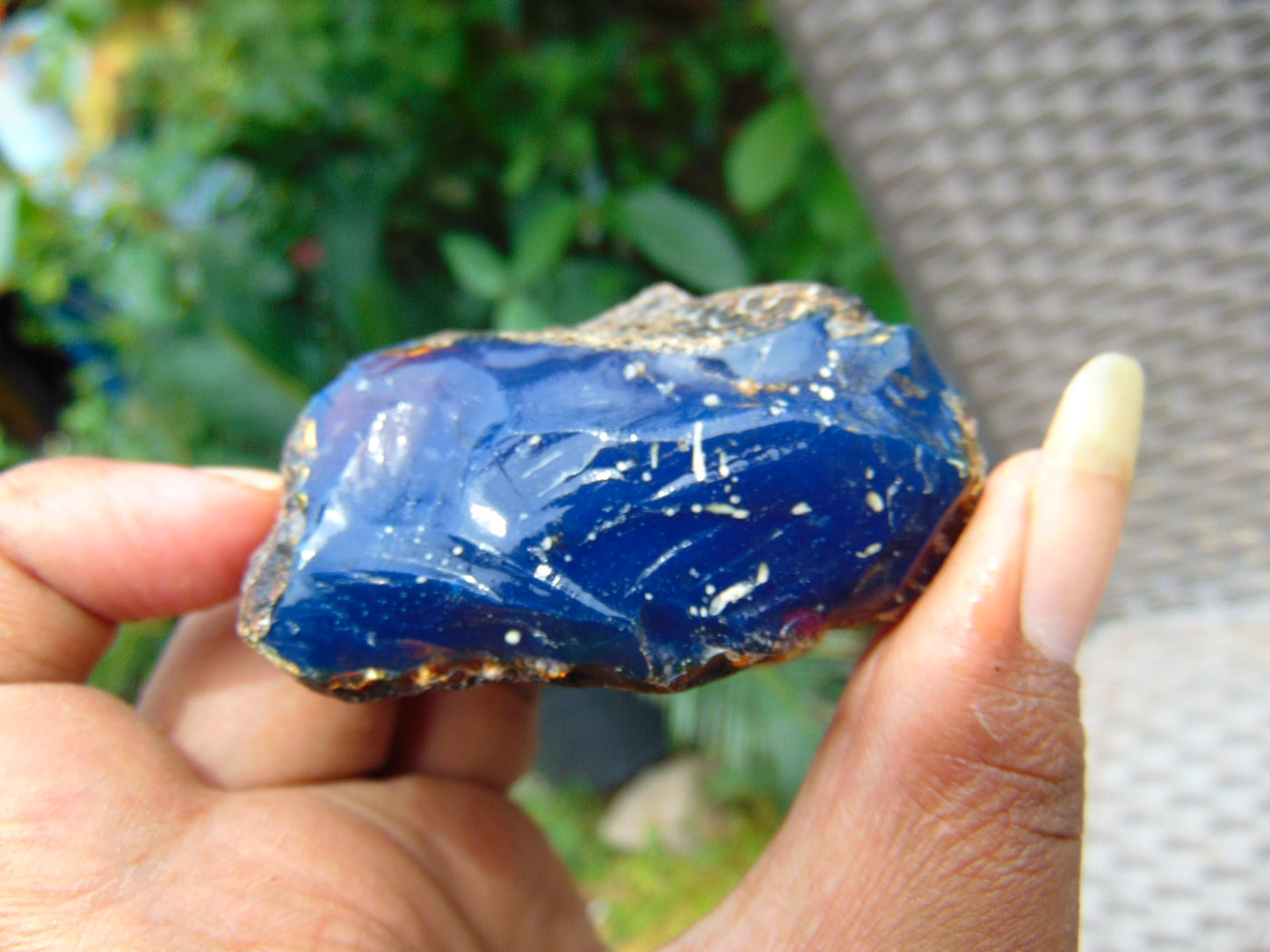 31 gram Rough Raw Indonesian Blue Amber for Healing AGRB127