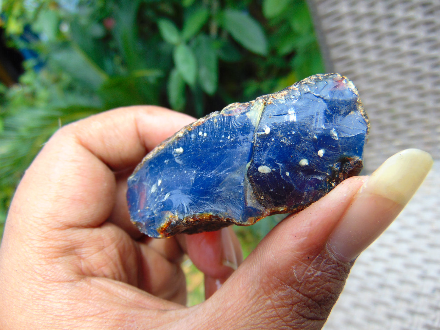 31 gram Rough Raw Indonesian Blue Amber for Healing AGRB127