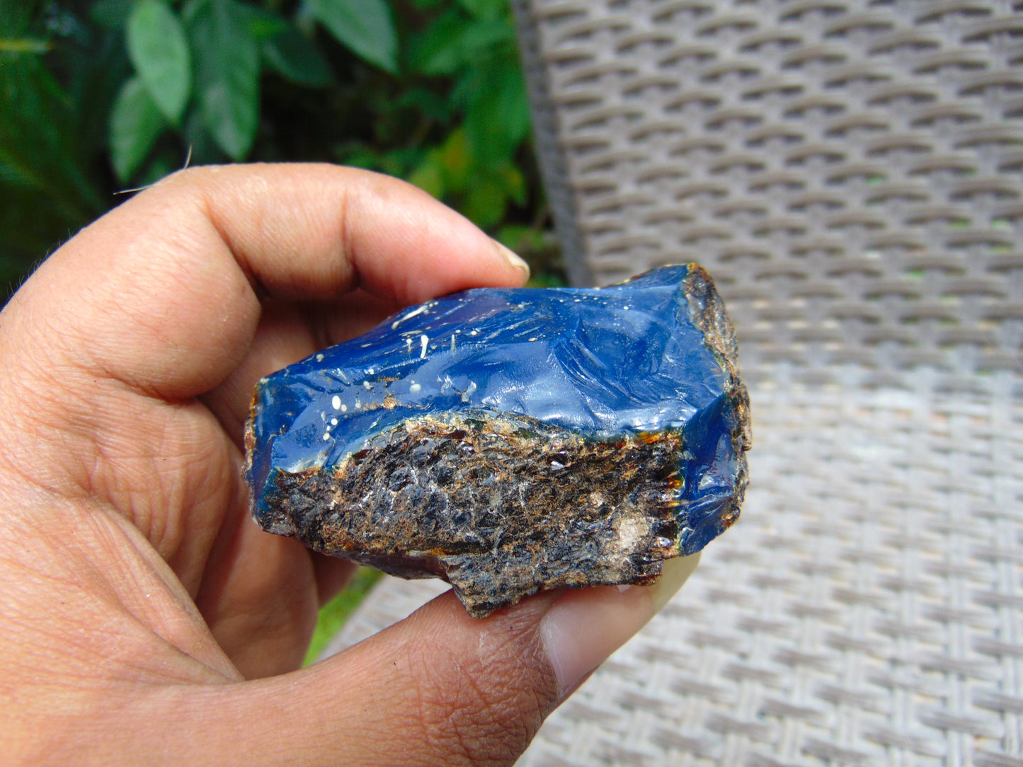 31 gram Rough Raw Indonesian Blue Amber for Healing AGRB127