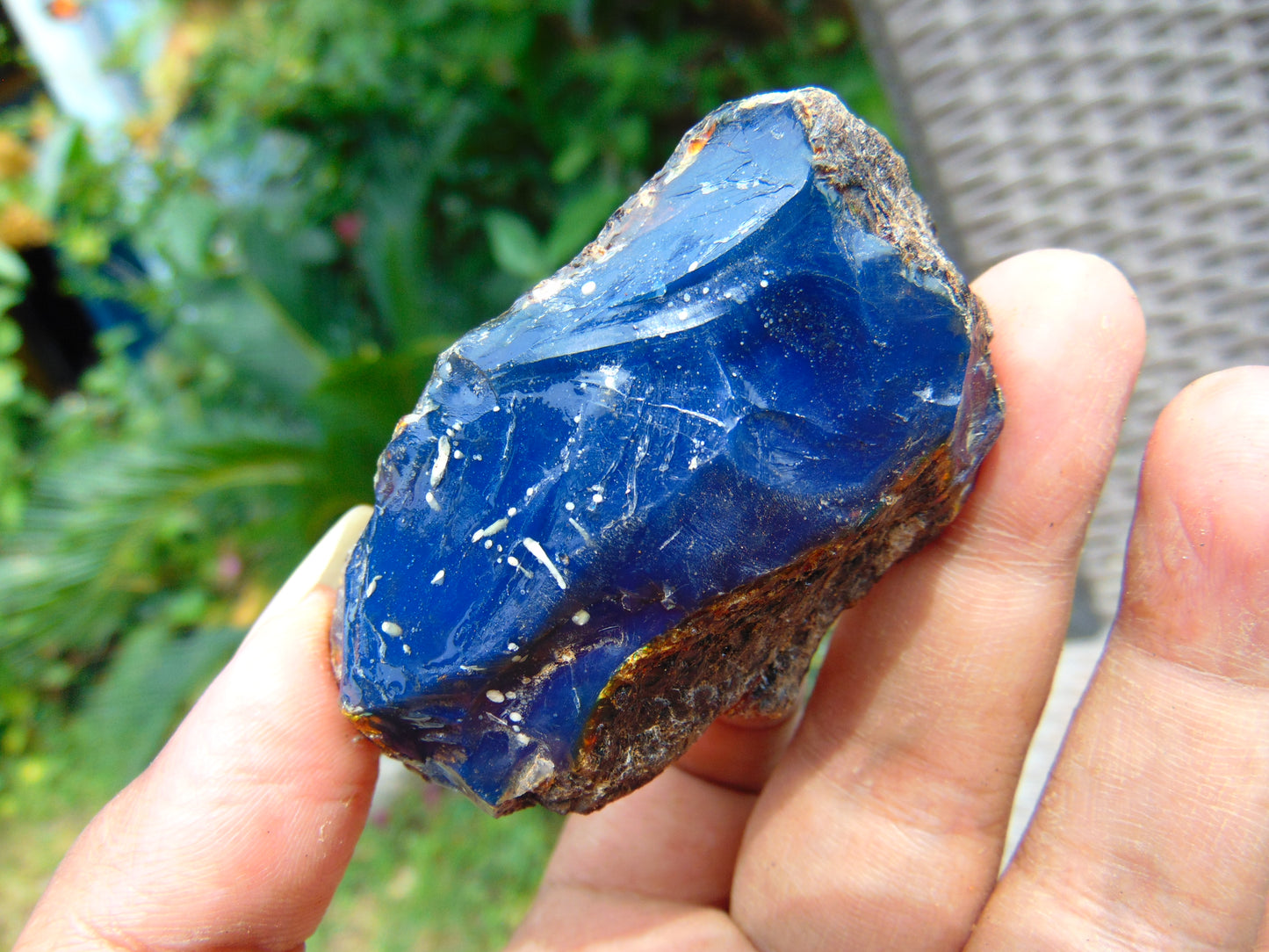 31 gram Rough Raw Indonesian Blue Amber for Healing AGRB127