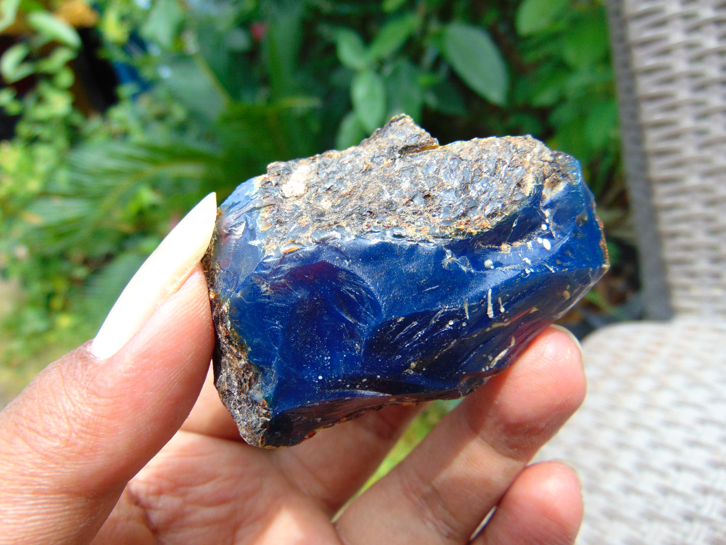 31 gram Rough Raw Indonesian Blue Amber for Healing AGRB127