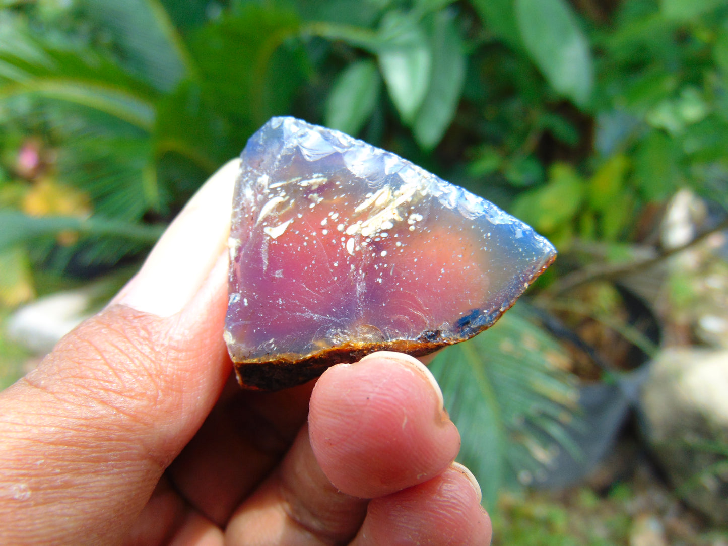 7 gram Rough Raw Indonesian Blue Amber for Healing AGRB160