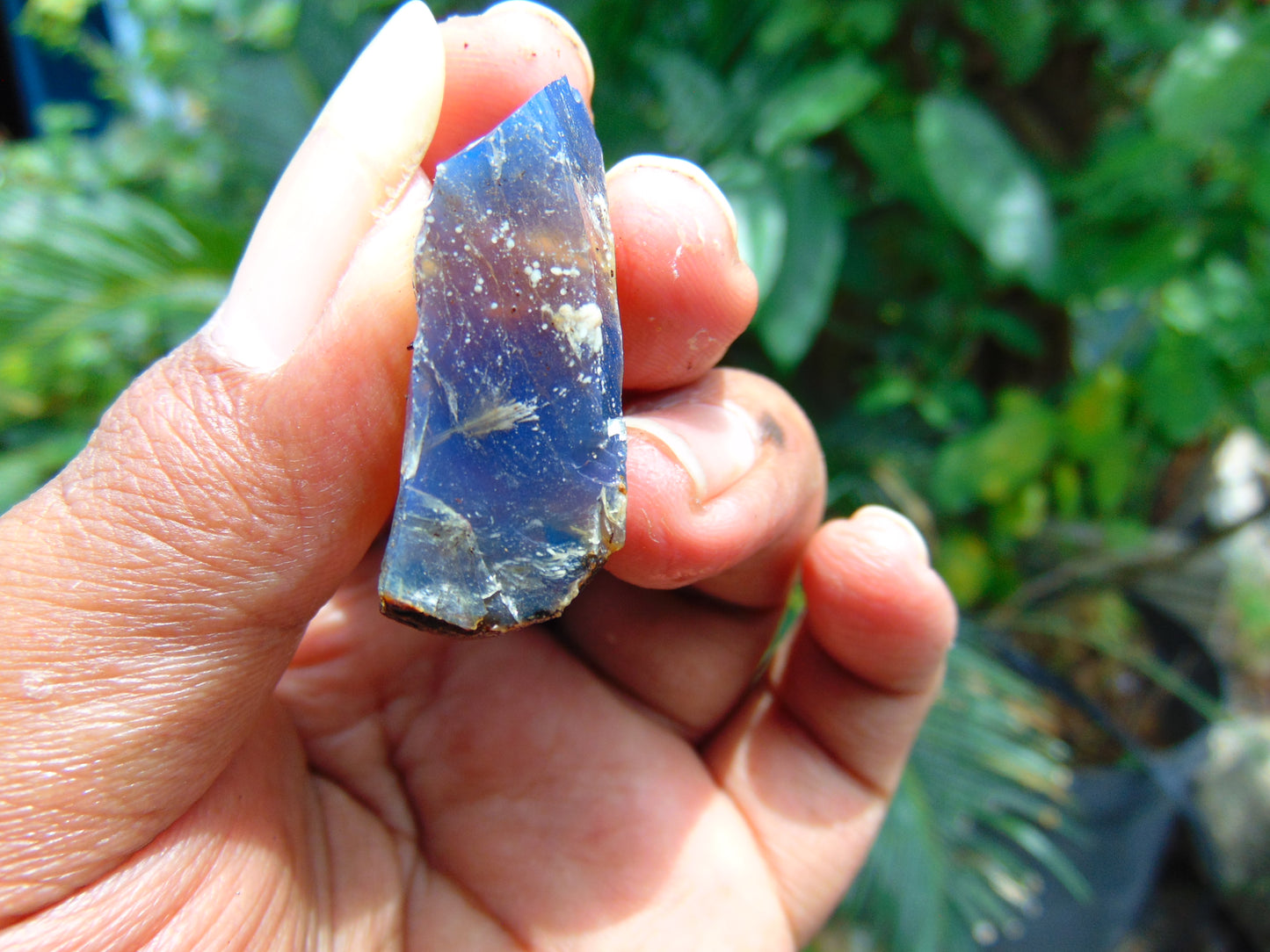 7 gram Rough Raw Indonesian Blue Amber for Healing AGRB160