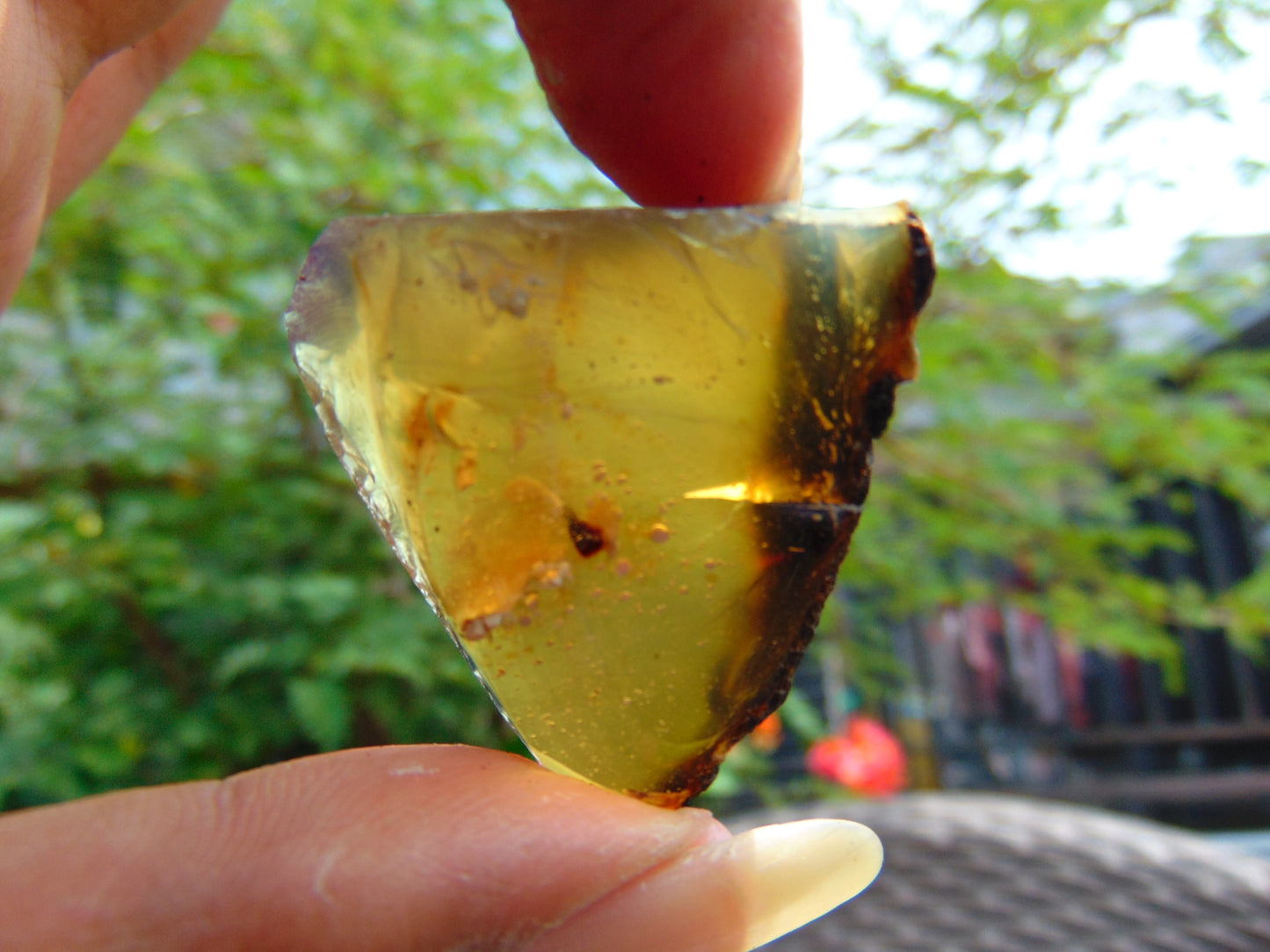 7 gram Rough Raw Indonesian Blue Amber for Healing AGRB160