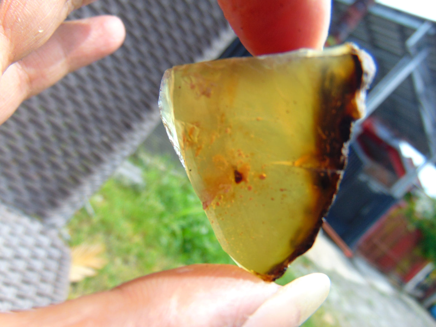 7 gram Rough Raw Indonesian Blue Amber for Healing AGRB160