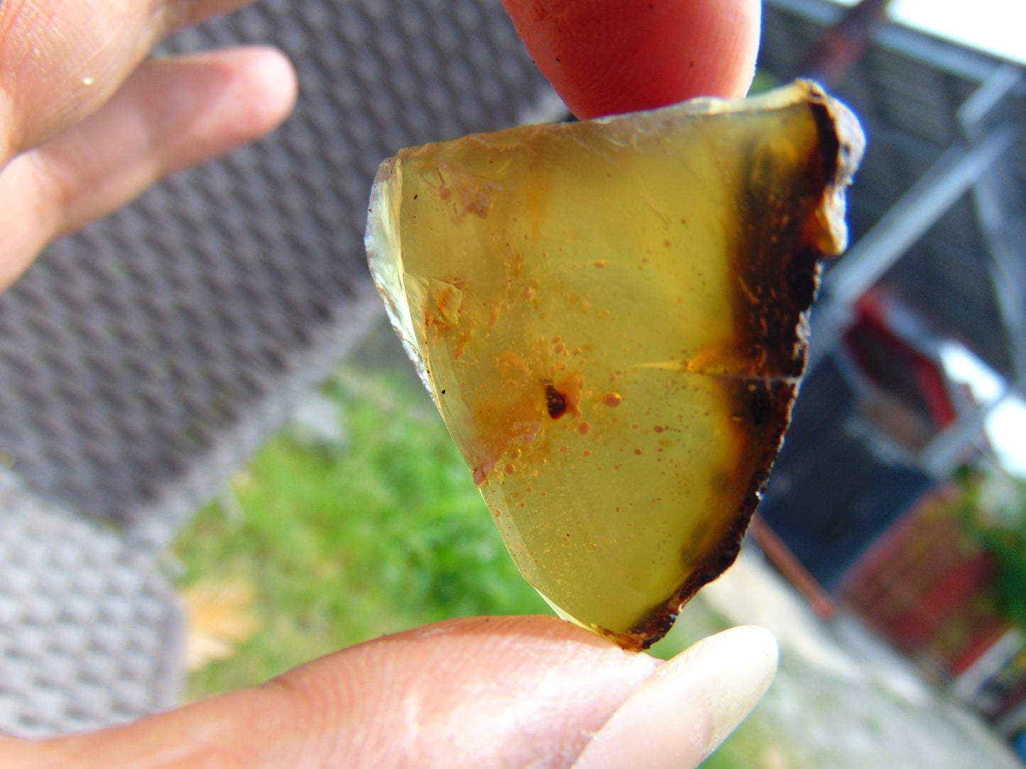 7 gram Rough Raw Indonesian Blue Amber for Healing AGRB160