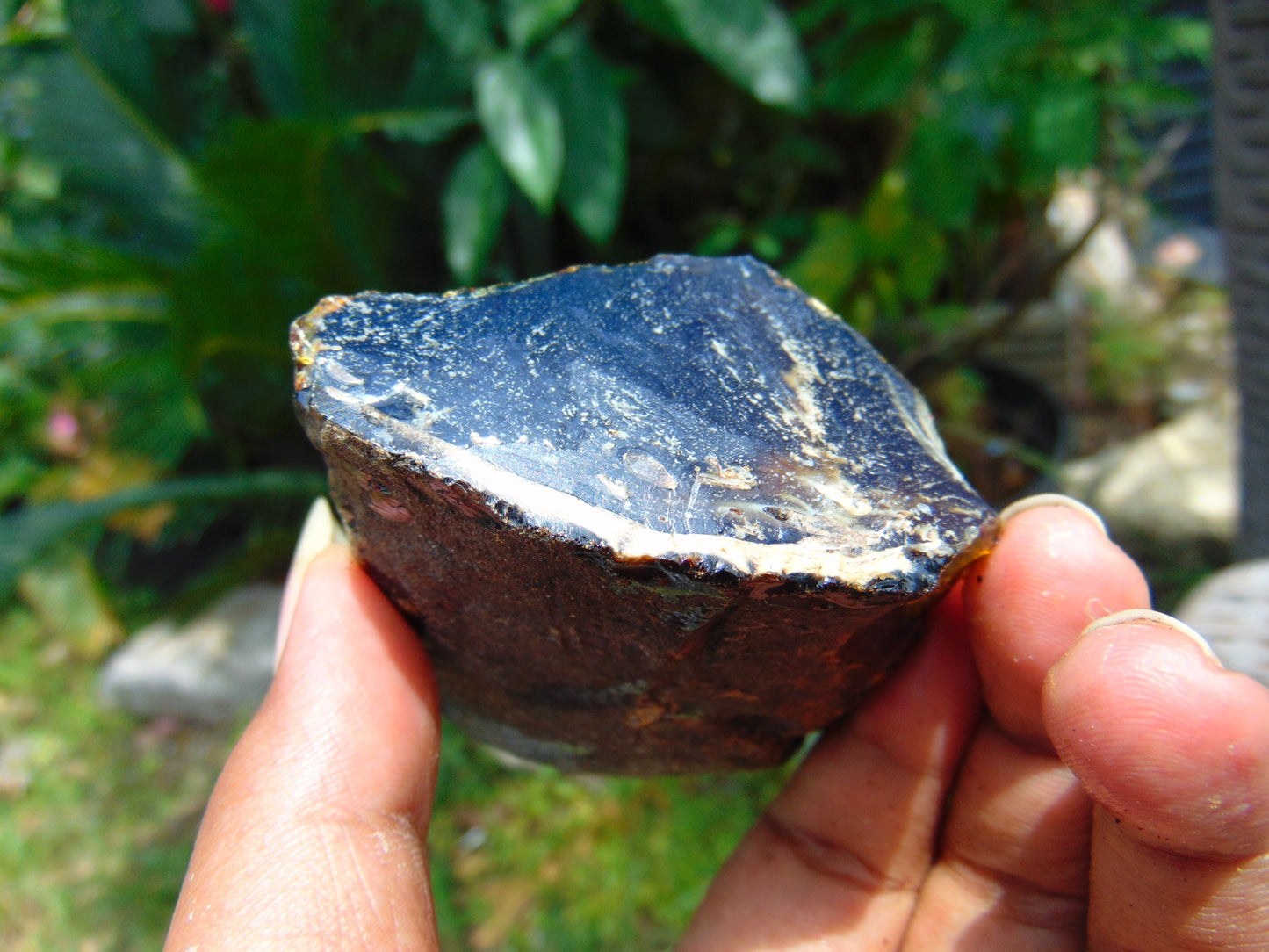 71 gram Rough Raw Indonesian Blue Amber for Healing AGRB130