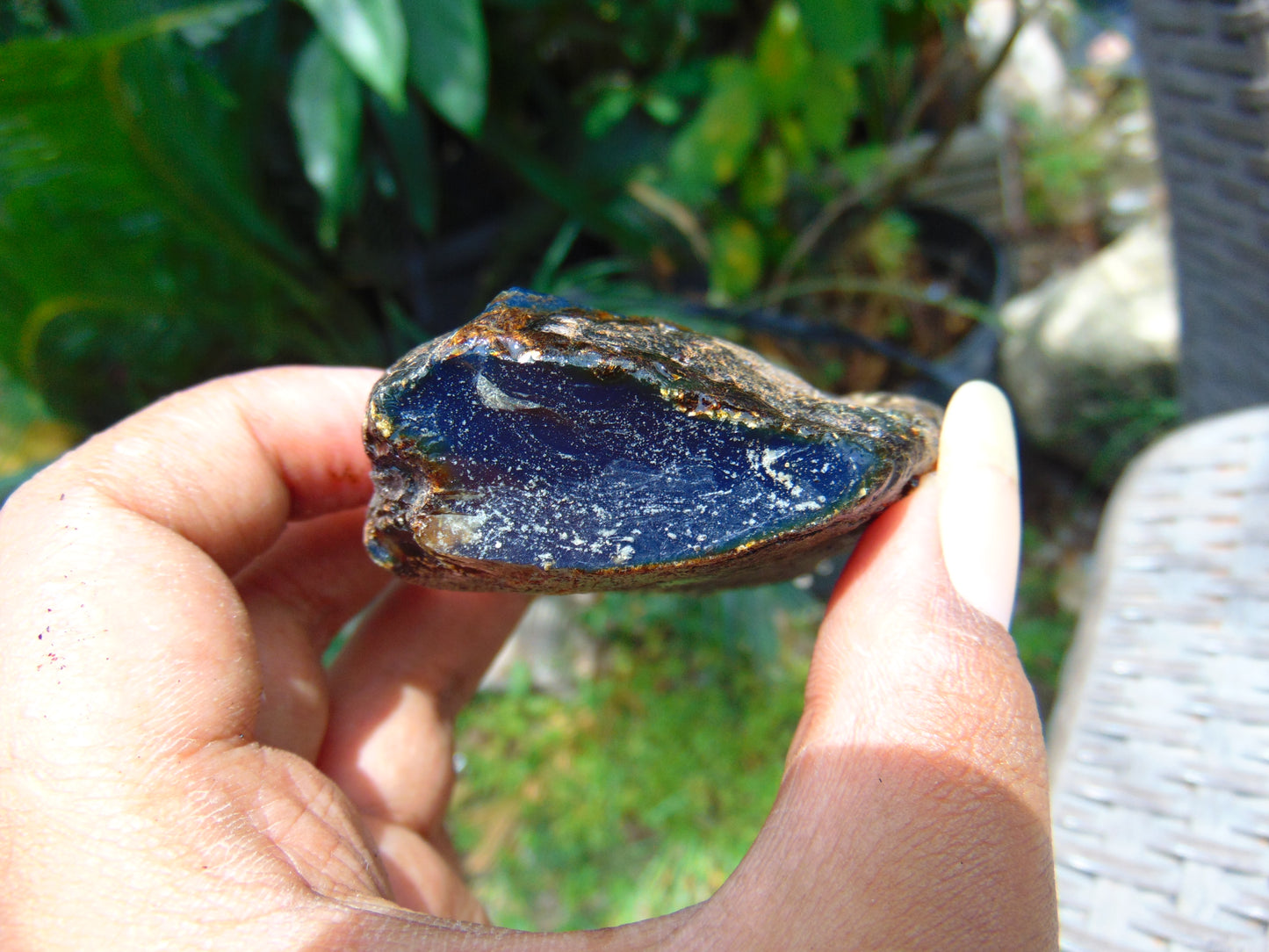 71 gram Rough Raw Indonesian Blue Amber for Healing AGRB130