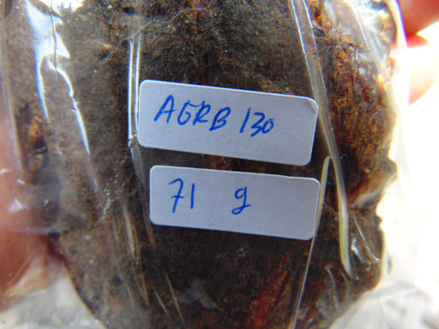 71 gram Rough Raw Indonesian Blue Amber for Healing AGRB130