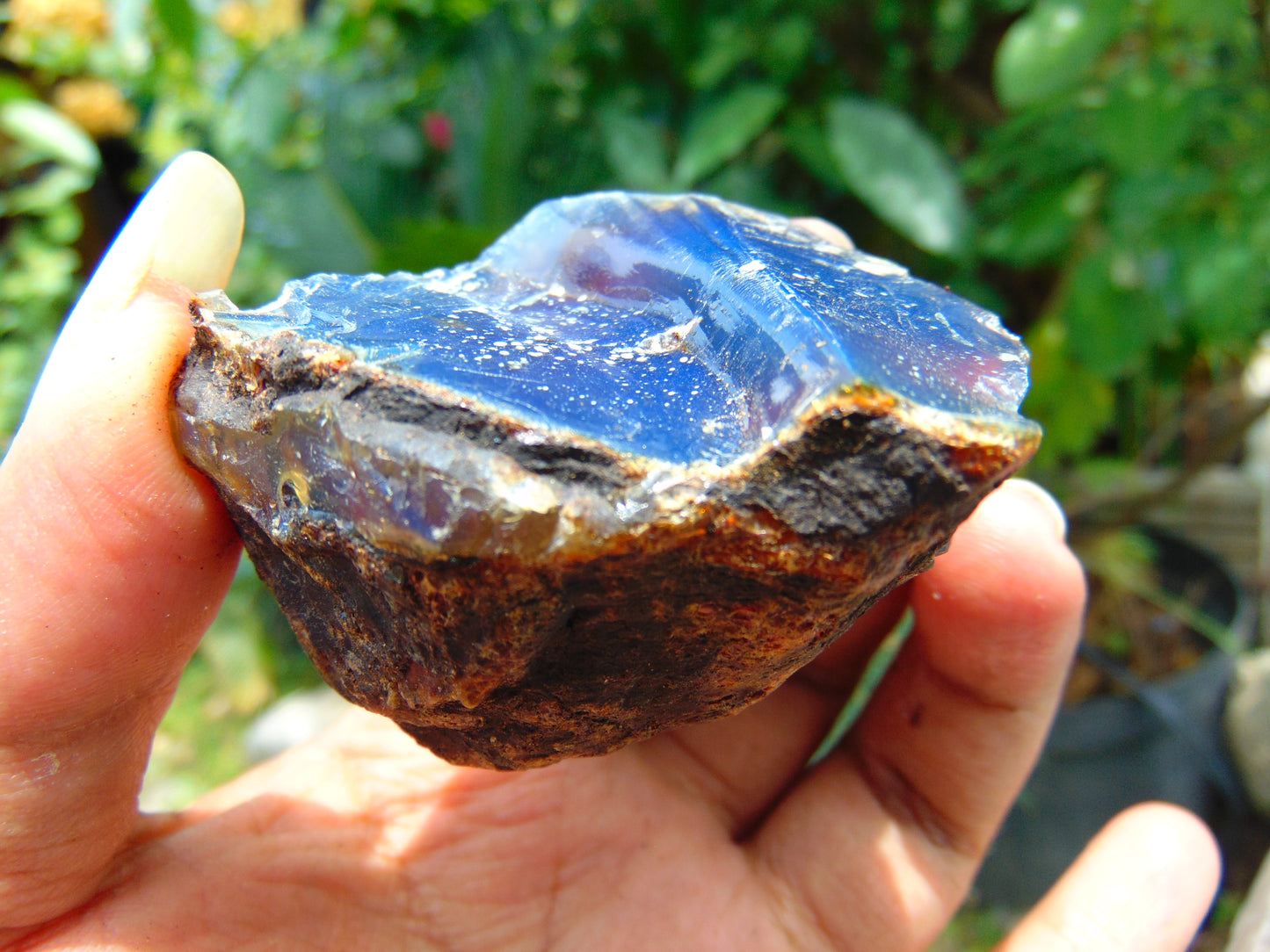 39 gram Rough Raw Indonesian Blue Amber for Healing AGRB122