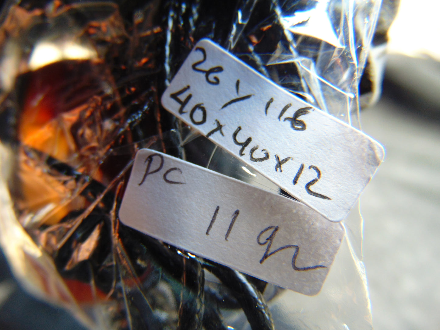 11 gr Donut Pendant Indonesian Amber for Healing 26Y116