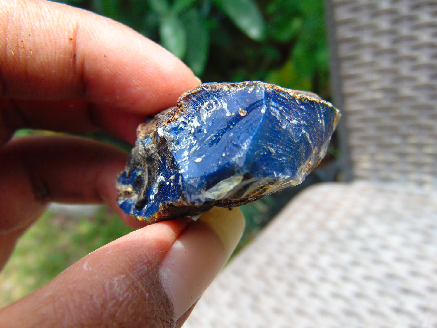 17 gram Rough Raw Indonesian Blue Amber for Healing AGRB117