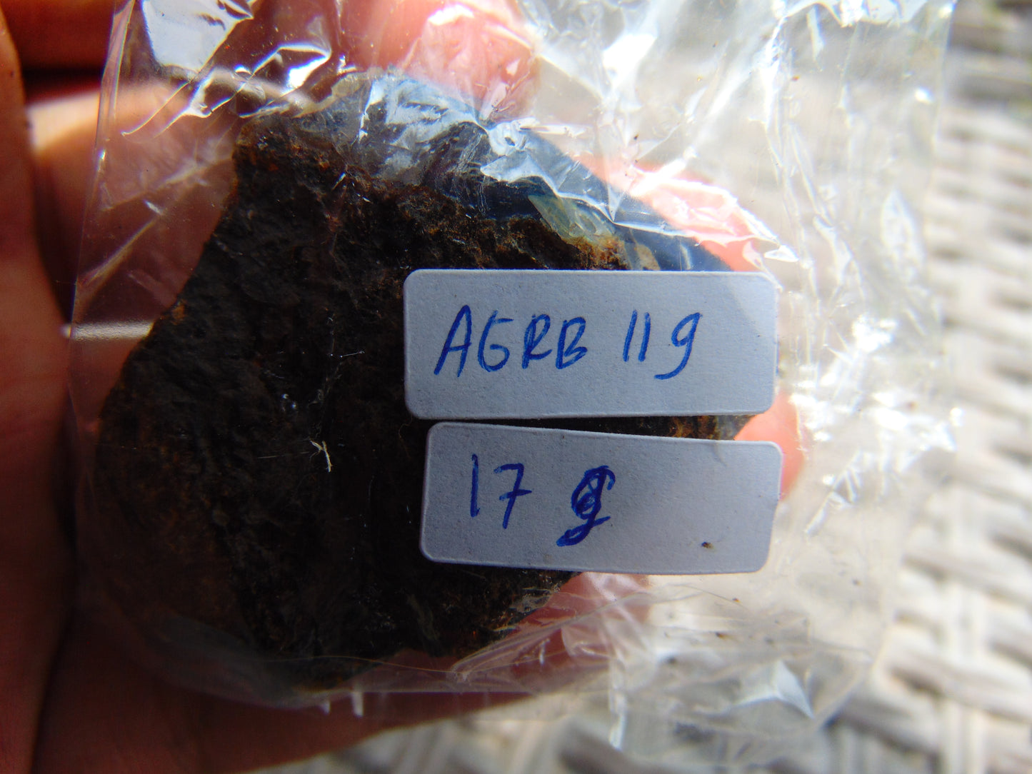 17 gram Rough Raw Indonesian Blue Amber for Healing AGRB117
