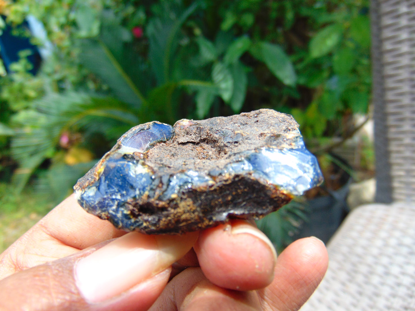 16 gram Rough Raw Indonesian Blue Amber for Healing AGRB116