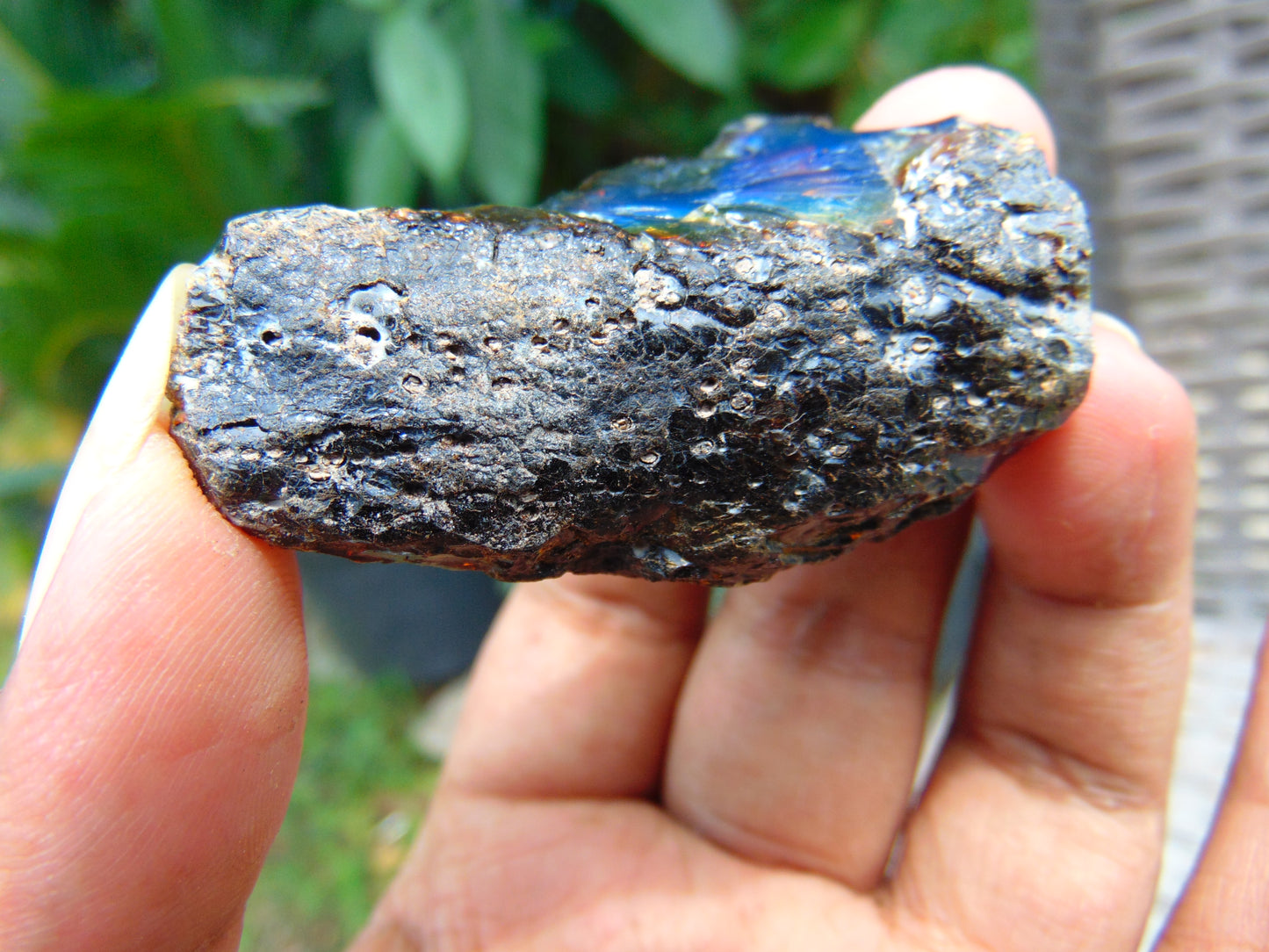 15 gram Rough Raw Indonesian Blue Amber for Healing AGRB111