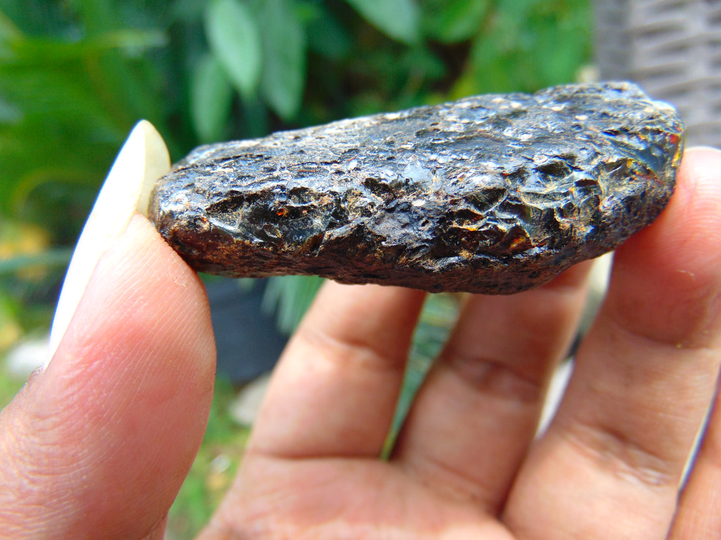 15 gram Rough Raw Indonesian Blue Amber for Healing AGRB111