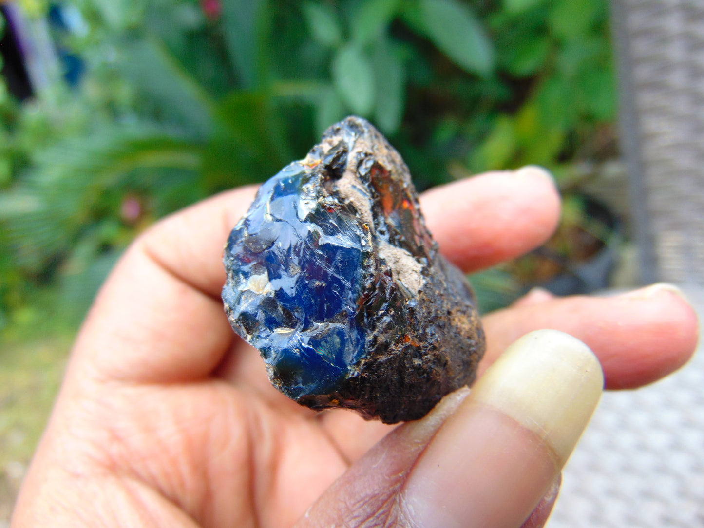 15 gram Rough Raw Indonesian Blue Amber for Healing AGRB111