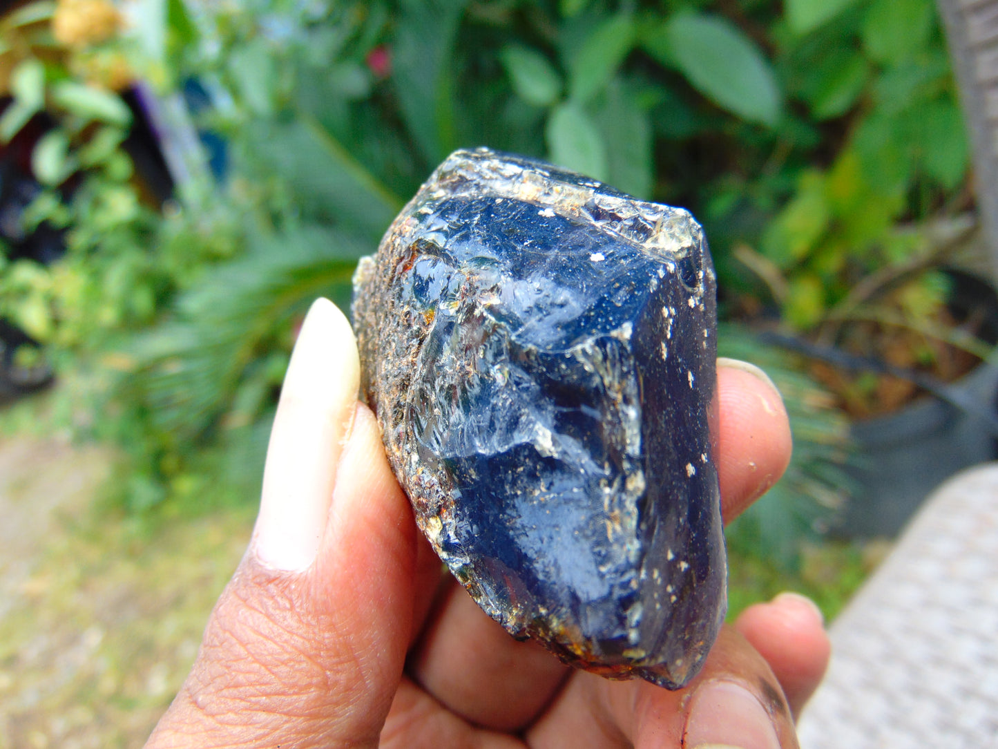 32 gram Rough Raw Indonesian Purple Blue Amber for Healing AGRB109