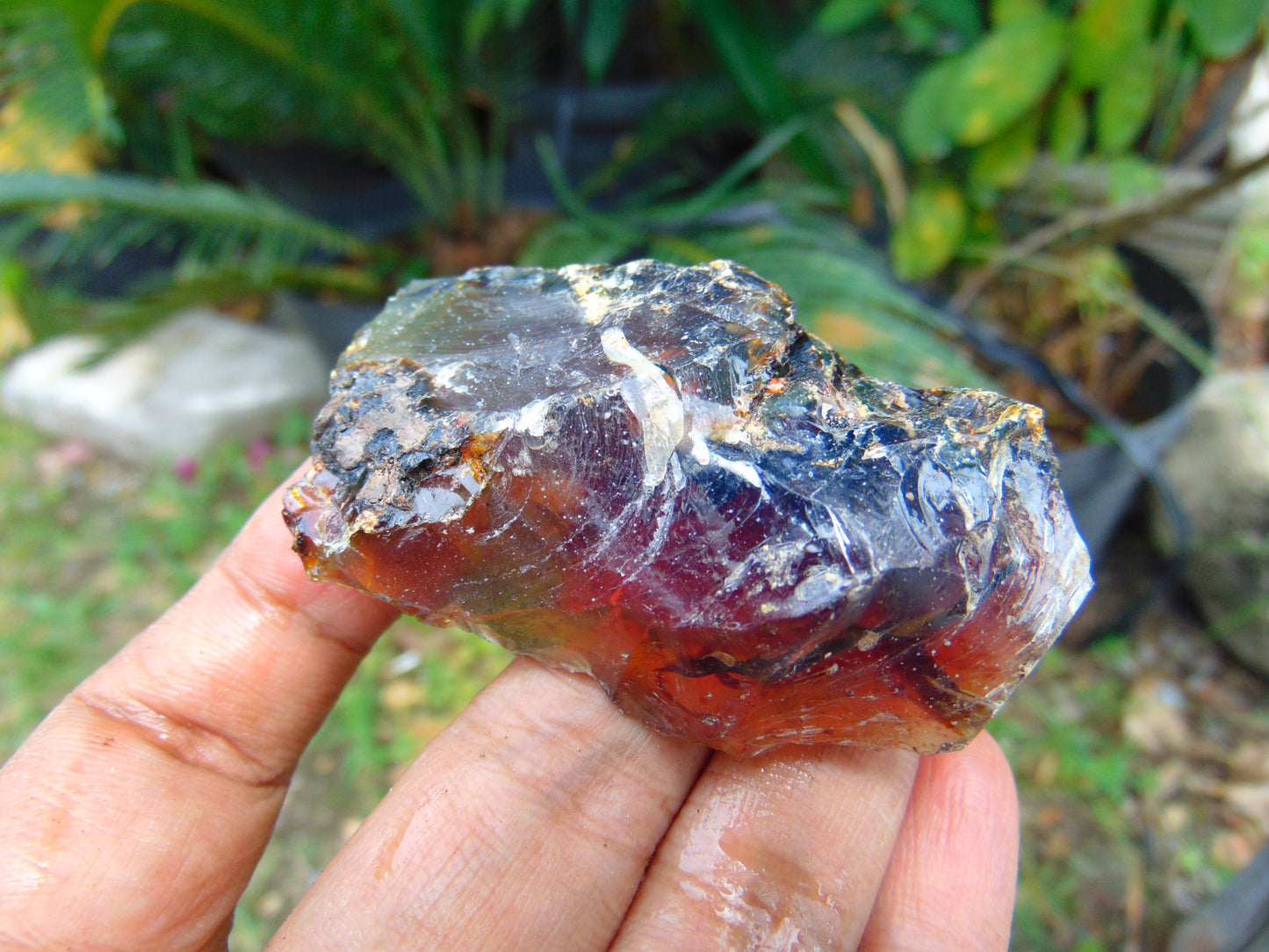 21 gram Rough Raw Indonesian Blue Amber for Healing AGRB126