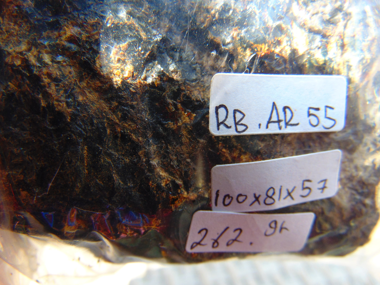 262 gram Rough Raw Indonesian Blue Amber for Healing RBAR55