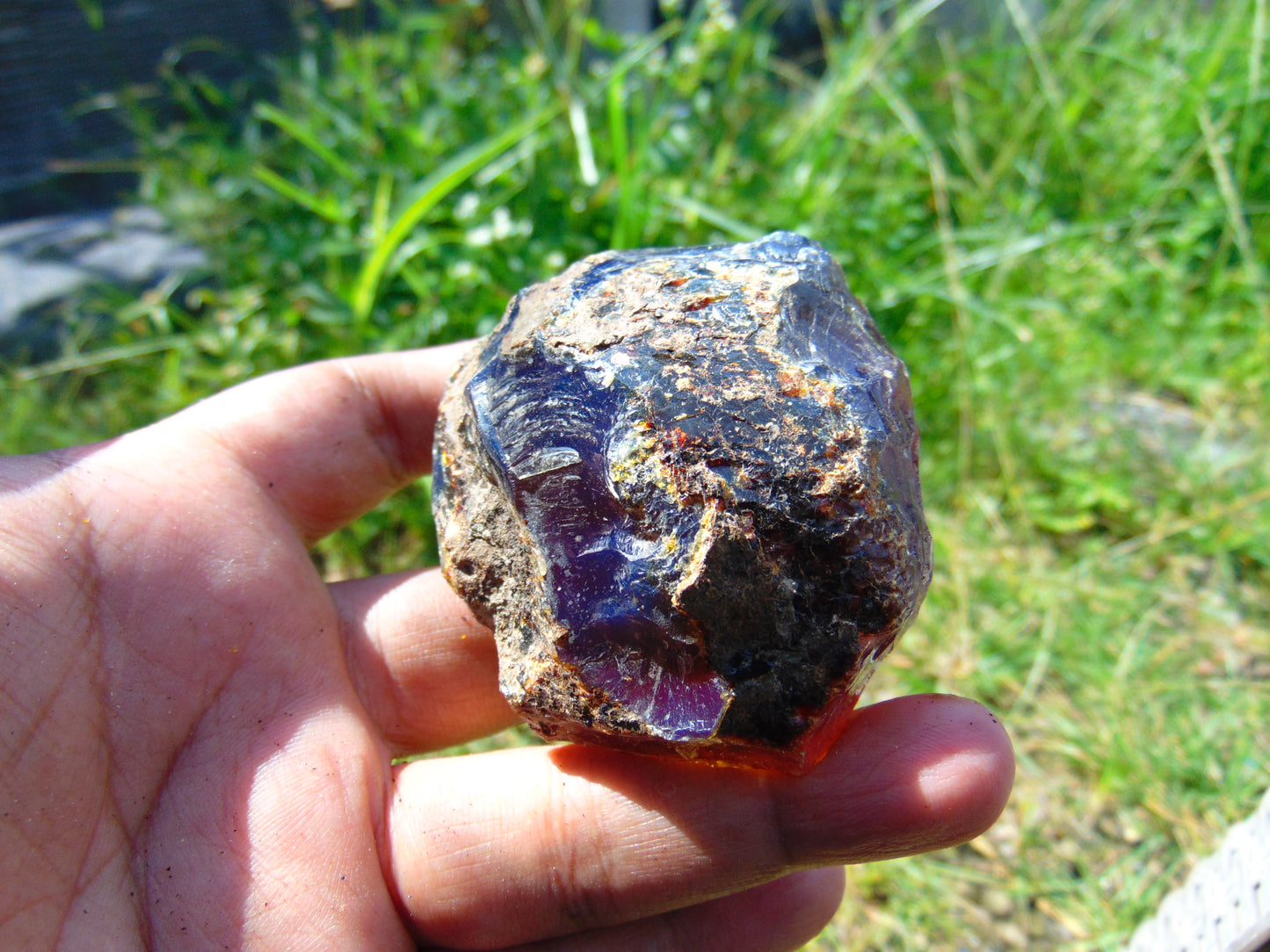 74 gram Rough Raw Indonesian Blue Amber for Healing RBAR91