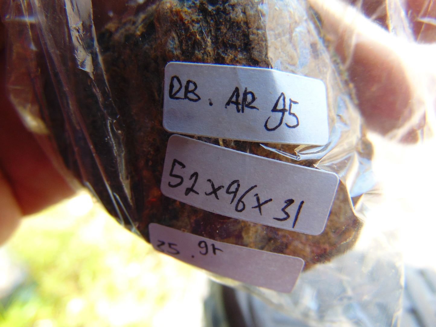 35 gram Rough Raw Indonesian Blue Amber for Healing RBAR95