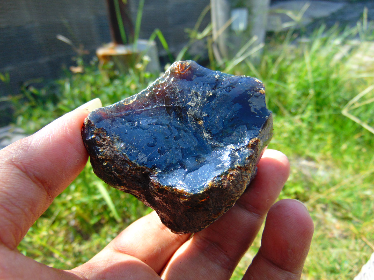 59 gram Rough Raw Indonesian Blue Amber for Healing AGRB105