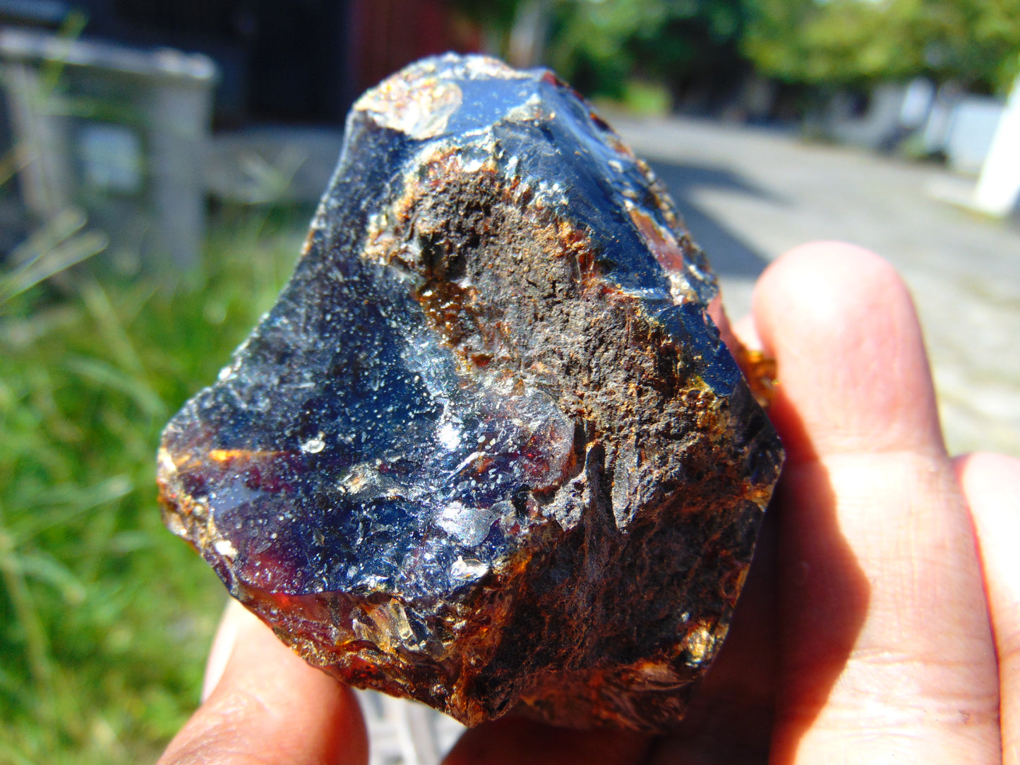 59 gram Rough Raw Indonesian Blue Amber for Healing AGRB105