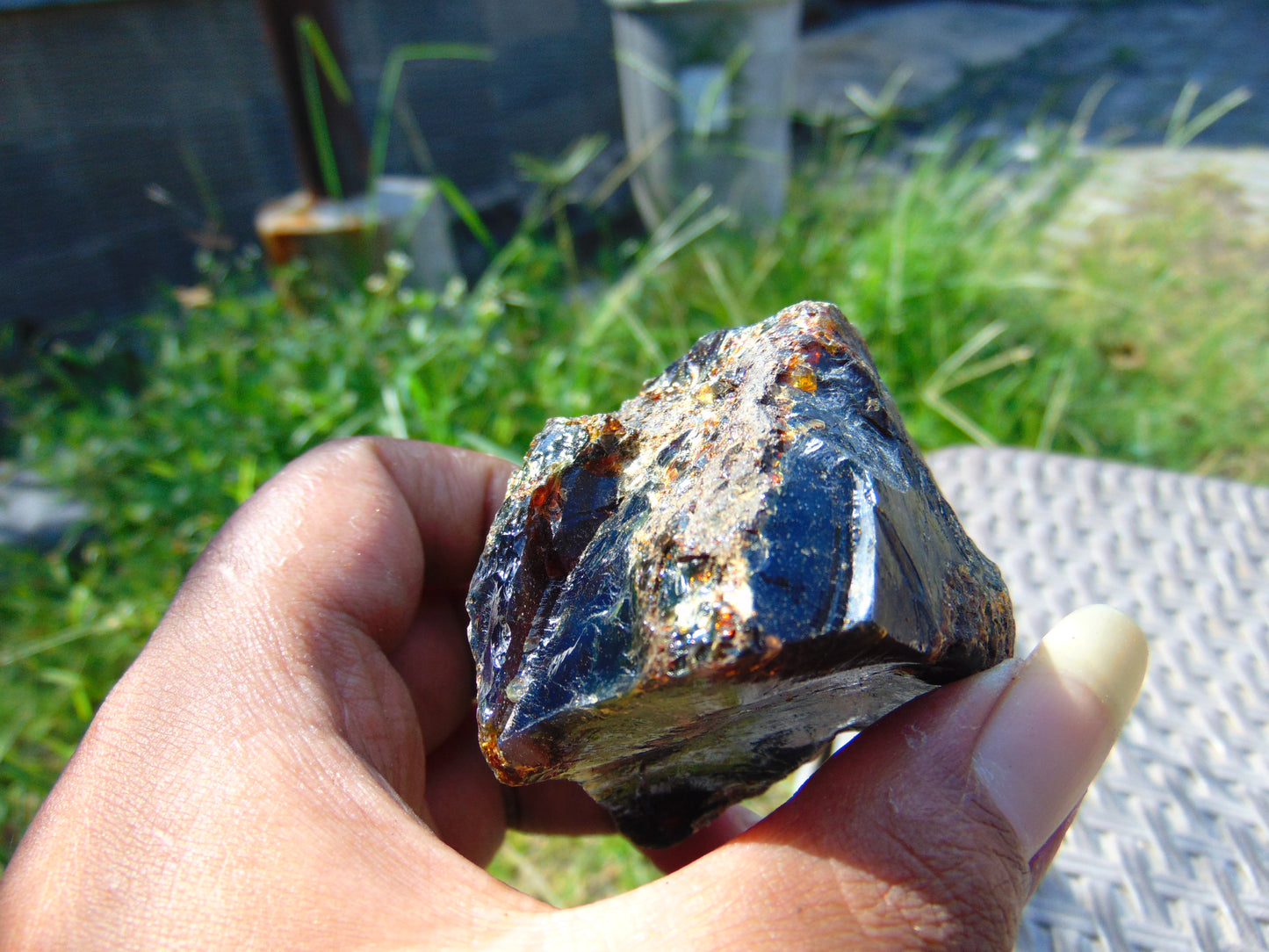 59 gram Rough Raw Indonesian Blue Amber for Healing AGRB105