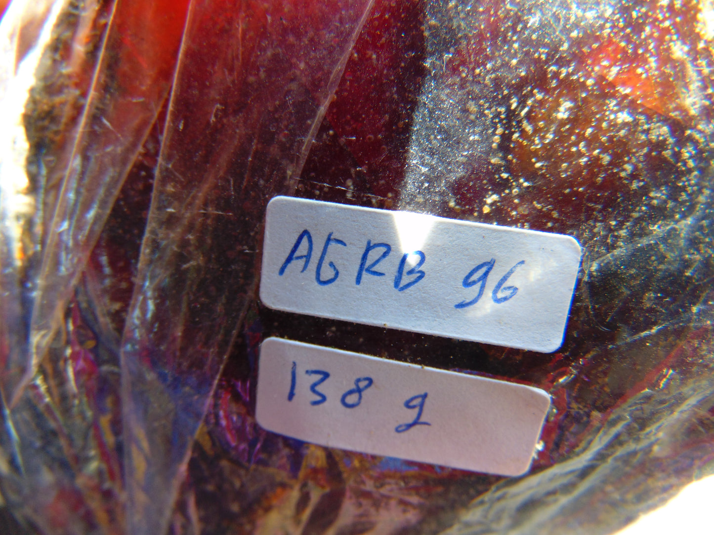 138 gram Rough Raw Indonesian Blue Amber for Healing AGRB96