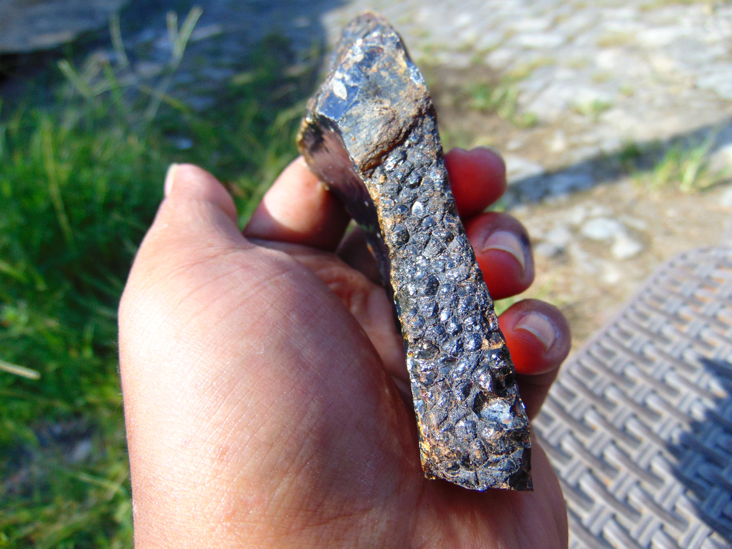 74 gram Rough Raw Indonesian Blue Amber for Healing AGRB146