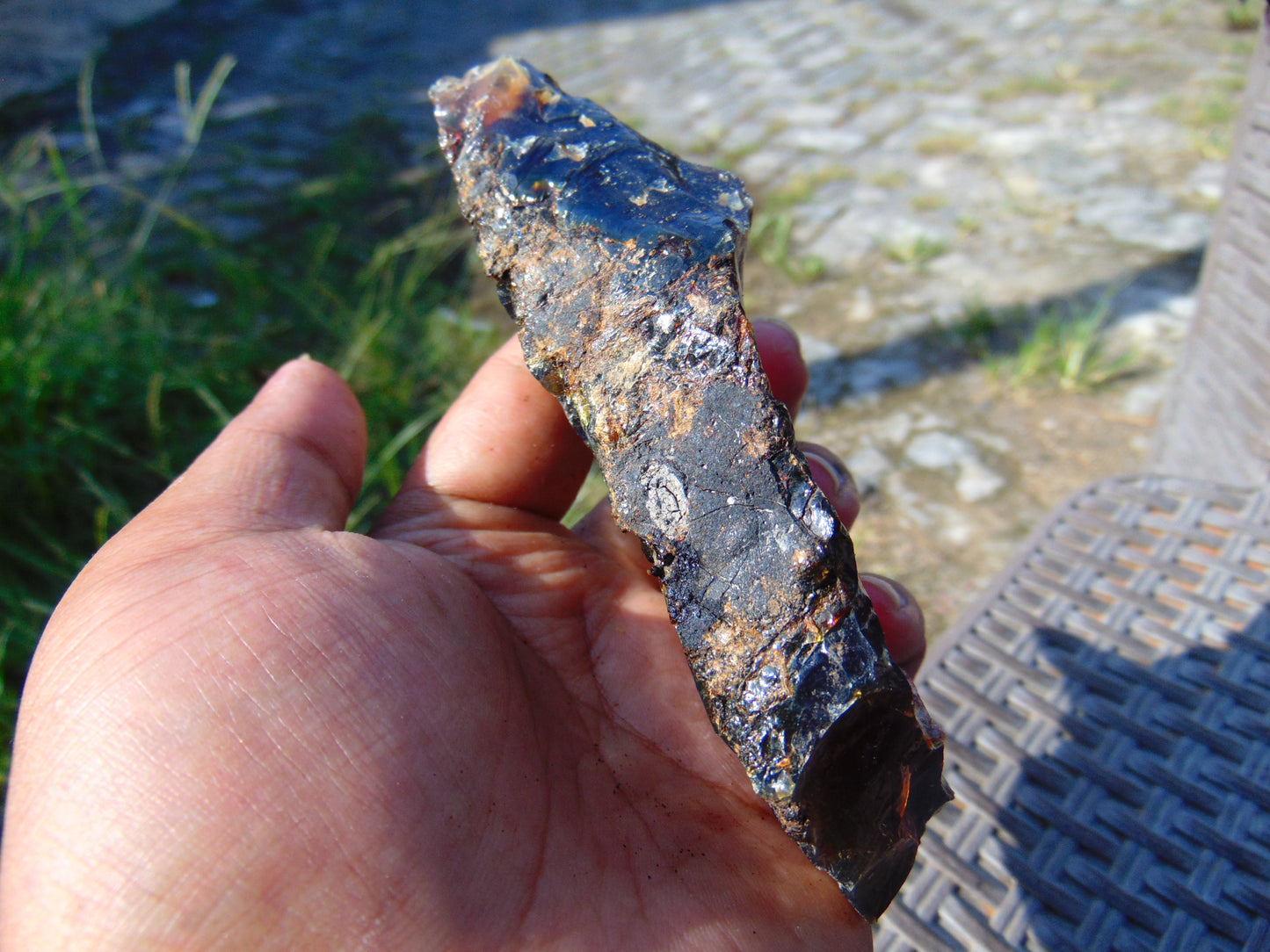74 gram Rough Raw Indonesian Blue Amber for Healing AGRB146