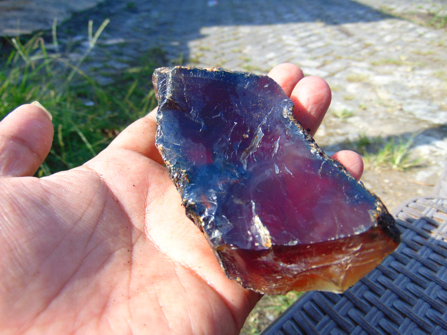 74 gram Rough Raw Indonesian Blue Amber for Healing AGRB146