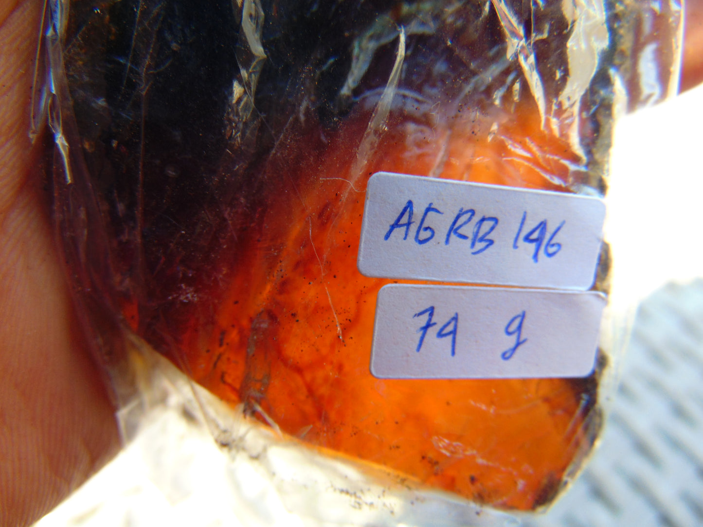 74 gram Rough Raw Indonesian Blue Amber for Healing AGRB146